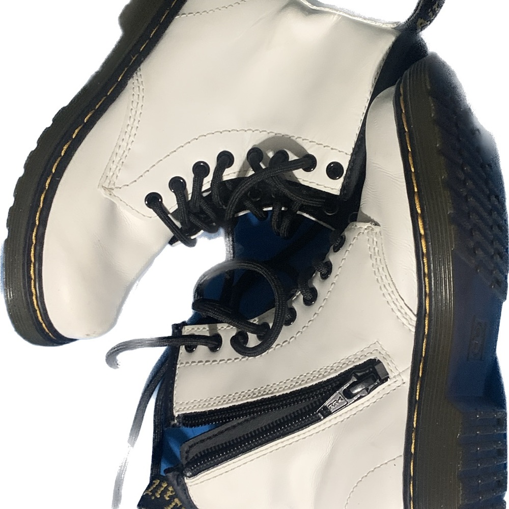 White Doc Marten Boots size 11 kids